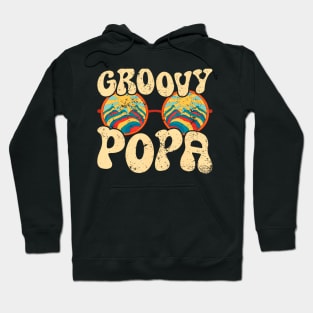 Groovy Popa Groovy Daddy Father Matching Family 70S Hoodie
